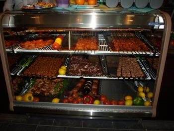 Kebab showcase Alava, 2520x850x1130mm
