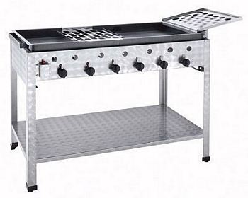 Gas Stand Grill, 24 kW, 1160x530x830 mm
