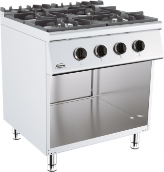 Gas stove 4 flames 4x6.5 (Kw), 800x700x(h)900