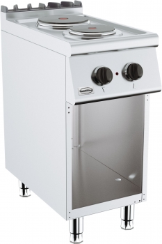 Electric range 400 V / 1x 2,25, 1x 1,85 kW, 400x700x(h)900