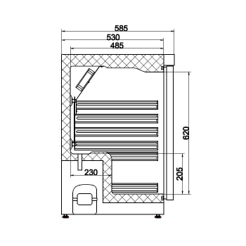 REFRIGERATOR SS 1 DOOR