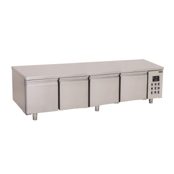 REFRIGERATED TABLE 650 HIGH 4 DOORS