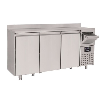 600 REFRIGERATED COUNTER 3 DOORS WITH DRAWER FOR COFFEE