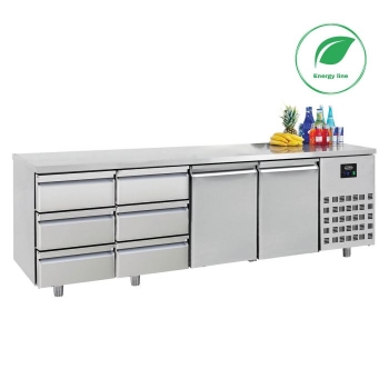 700 REFRIGERATOR 2 DOORS 6 DRAWERS (Energy Saving)
