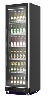 REFRIGERATOR 1 GLASS DOOR BLACK