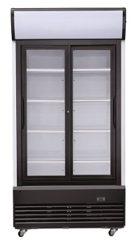 REFRIGERATOR WITH SLIDING GLASS DOORS 1000 LITERS