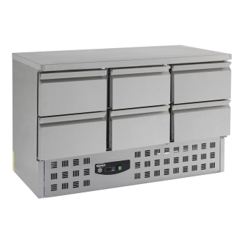REFRIGERATED TABLE 6 DRAWERS