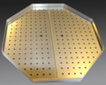 Potis grease pan, octagonal incl. perforated plate 650x650x50mm