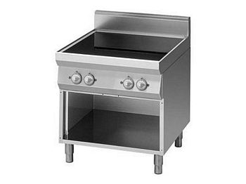 Modular Ceramic ranges, 4 plates, 11,8 kW, 800x900x850mm