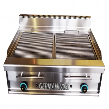 Gas lava rock grill, 14,0 kW, 800 x 650 x 295mm