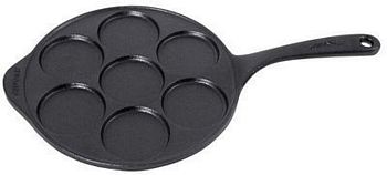Contacto Blinis Pan cast iron, for 7 blinis of Ø 7cm