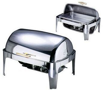 Contacto Roll Top Chafing Dish GN 1/1, with additional electric