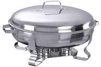 Contacto Chafing Dish, extra groß, aus Edelstahl