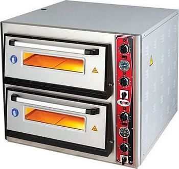 GMG Dual chamber pizza oven, for 4+4 pizzas 34cm, 970x900x780mm