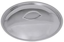 Sauteuse, mirror polished, with hollow handle, 8mm sandwich bas