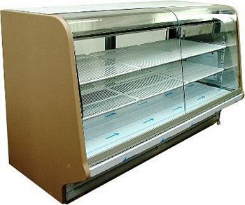 Cake showcase, July, 850x1130mm D.H. length of 1290 to 2520mm