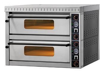 GAM Electric pizza oven MD44 TOP, Full fireclay, 4+4x34cm Pizzas