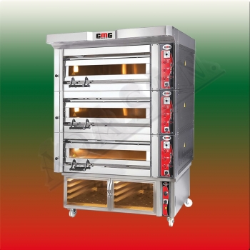 GMG Elektro- Bäckereiofen Pizzaofen Optima PB3T-88