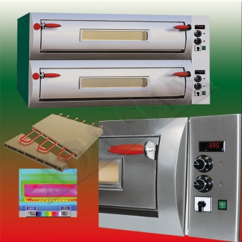High grade quality electric pizza oven PROFESSIONAL PR MS12L with mechanical control