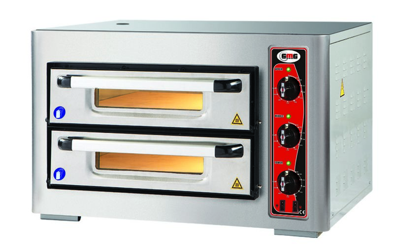 Pizzaofen CLASSIC PF 5050 DE3 400 V 6 kW mit 2 Backkammern 