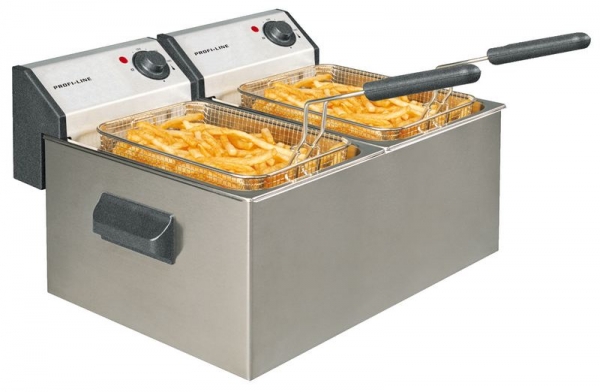 Neumearker, Electric Fryer 2x5 l, 2x3,2 kW, 496x393x280mm