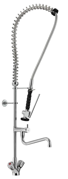 Einlocharmatur mit Spülbrause  Gastro