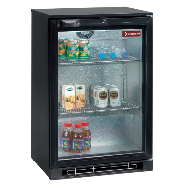 Ventilated bottle cooler, "Back Bar", 1 swingdoor