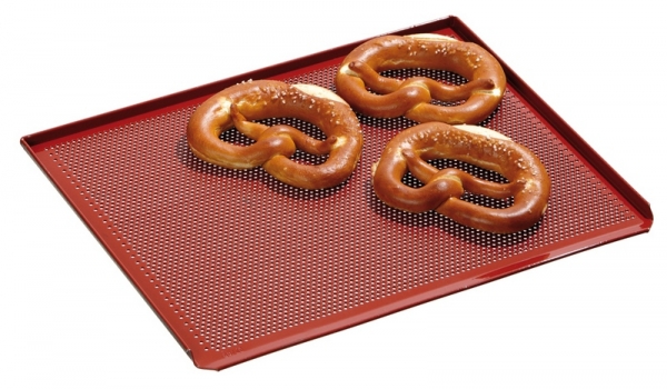 Perforated tray with a silicone coating, 433x333x10mm