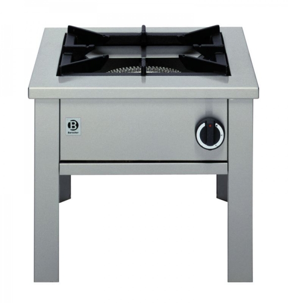 Gas stock-pot stove, 12,5 kW, 590x630x500mm