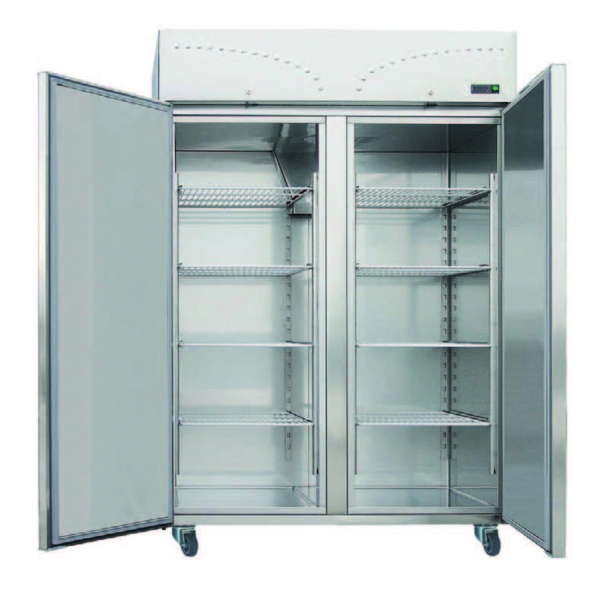 Refrigerator, two-doors, 1400 liters, GN 2/1, 1420x800x2000mm