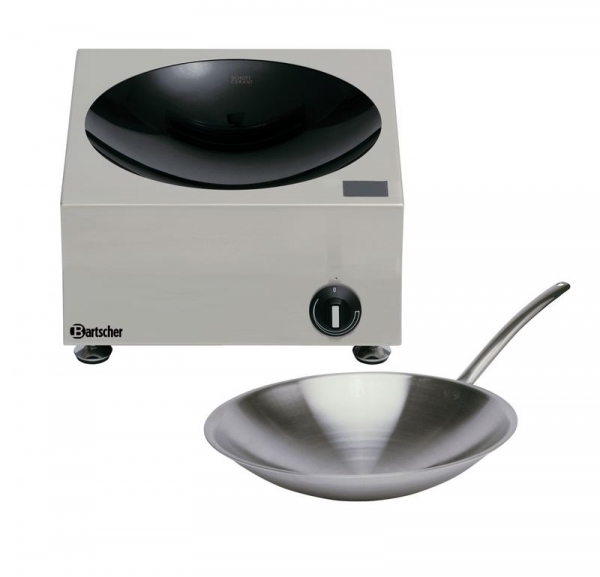 Table top induction wok, 3 kW, 330x380x180mm
