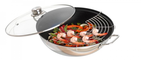 Wok set, 4 Liter, Ø 32 cm