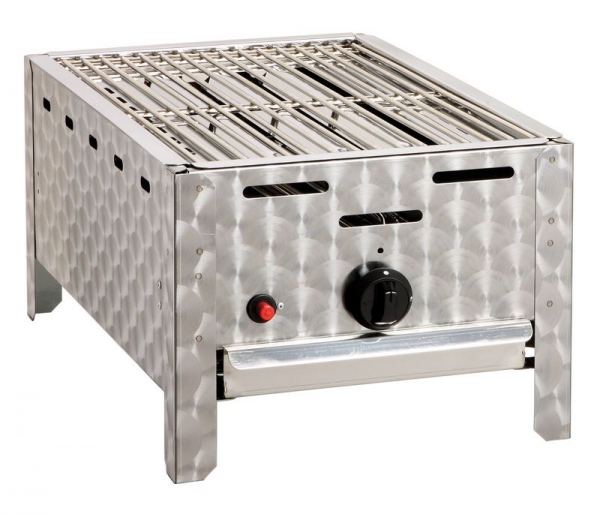 Gas combi table-top grill, 1 burner, 4 kW, 332x524x250mm