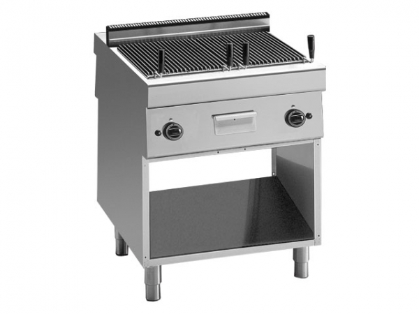 Modular Gas lava stone grill, 17 kW, 800x1100x850mm