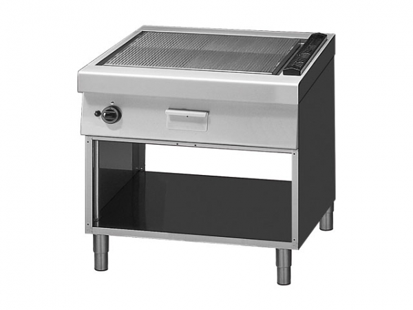 Modular Griddle plate, grooved hard chrome, 900x1100x850mm
