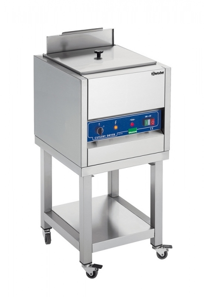 Cutlery polishing machine, with mobile base, 440x480x910mm
