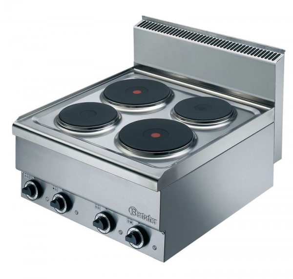 Electric cooker, 4 plates, 600x650x295mm