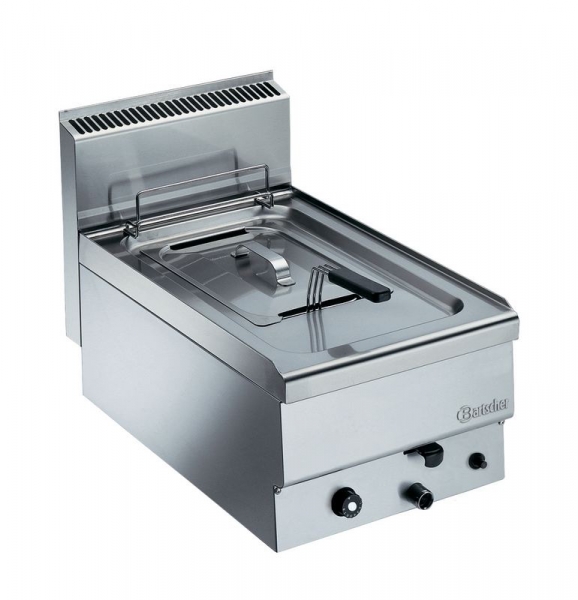 Gas deep fat fryer, 8 litres, 5,0 kW, 400x650x295mm