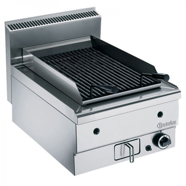 Gas lava rock grill, 7,0 kW, 400x650x295mm