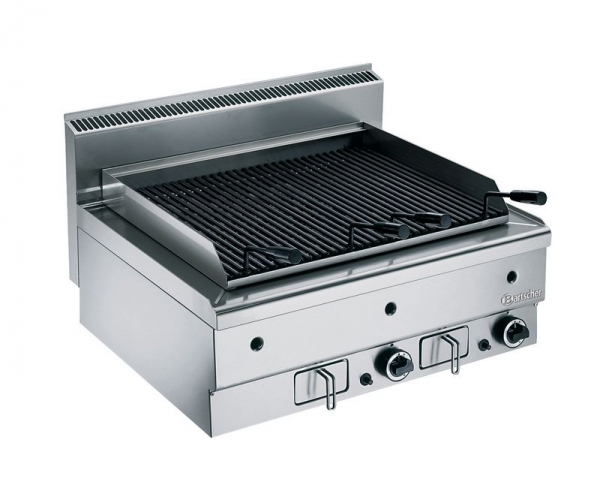 Gas lava rock grill, 14,0 kW, 800x650x295mm