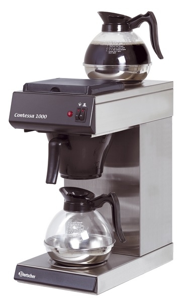 Coffee machine Contessa 1000, 1,6 litres, 215x385x460mm