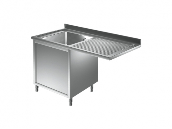 Sink center, with a basin left, from 1200 to 1400mm, Series 600