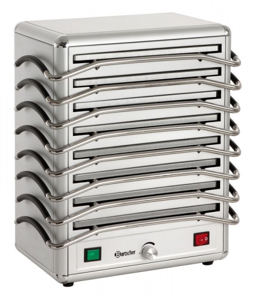 Hot-plate unit, with 8 hot plates, 380x250x447mm