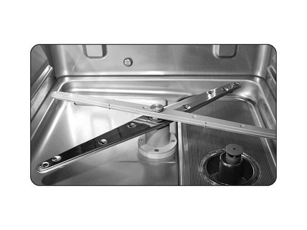 Digital-Dishwasher, with drain p./water s., 400V, 605x605x850mm