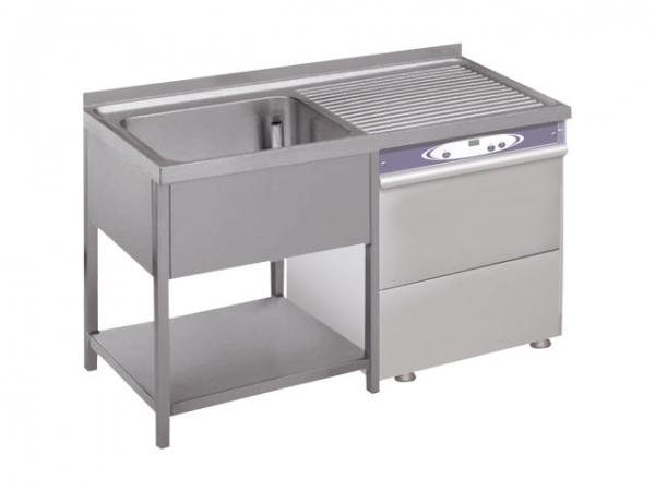 Sink center, 1 basin left, 1400x700x850mm