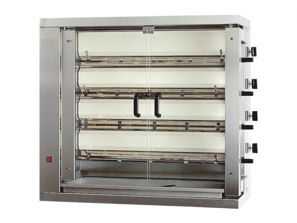 Gas-Chicken grill, 24 Chicken, 21 kW, 1098x480x1000mm