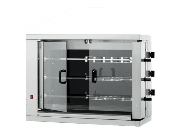 Chicken grill, 24 Chicken, 19,2 kW, 1098x480x1000mm