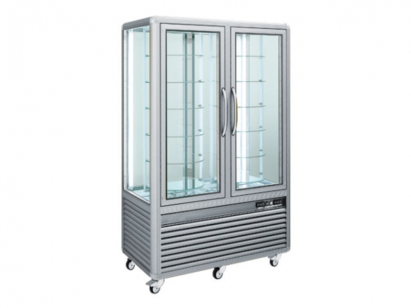 Chocolate display case, 790 W, +14°C/+16°C, 1180x620x1895mm