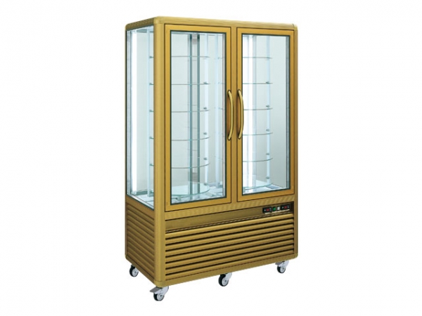 Chocolate display case, 790 W, +14°C/+16°C, 1180x620x1895mm