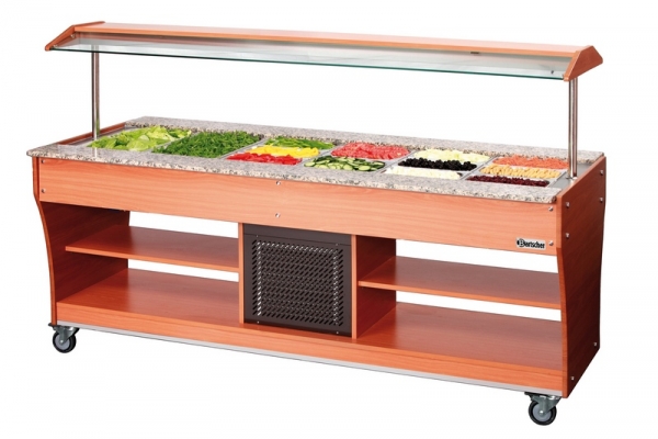 Gastro Buffet Salad Bar GN 6x1/1, 150mm deep, 2200x870x1370mm